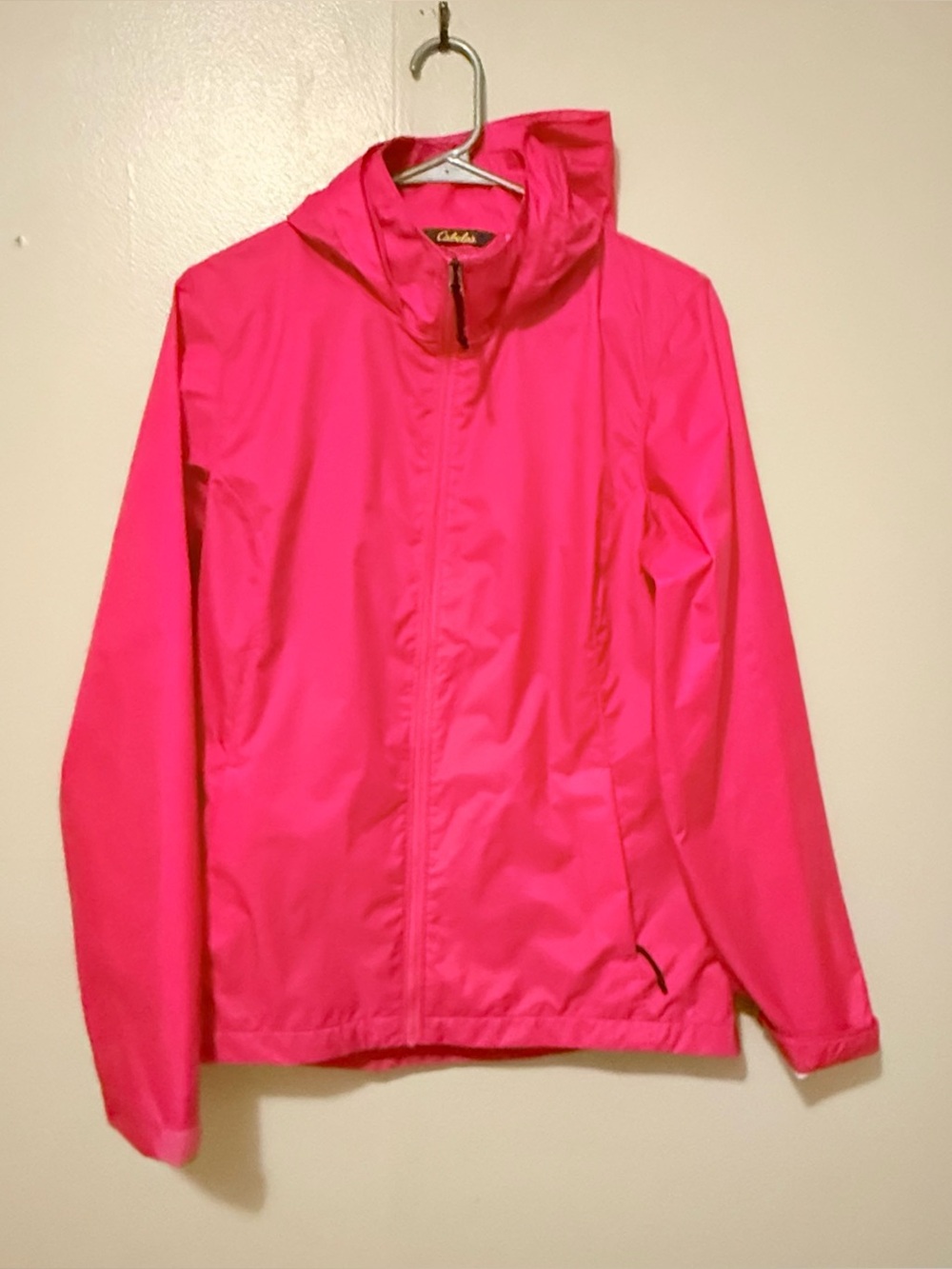Cabelas Hot Pink Lightweight Hooded Jacket